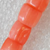 Coral Beads, 7x8mm, Hole:Approx 1mm, Sold per 16-inch Strand