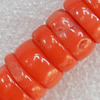 Coral Beads, Coin, 11x3mm, Hole:Approx 1mm, Sold by KG