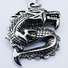 Zinc Alloy Charm/Pendants, Nickel-free & Lead-free, A Grade Animal 23x27mm Hole:2mm, Sold by PC