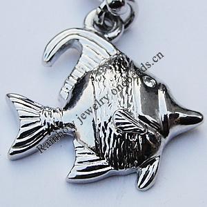 Zinc Alloy Charm/Pendants, Nickel-free & Lead-free, A Grade Animal 21x20mm Hole:2mm, Sold by PC