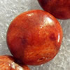 Grass Corals Beads Natural, Flat Round, 16x7mm, Hole:Approx 1mm, Sold by KG