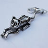 Zinc Alloy Charm/Pendants, Nickel-free & Lead-free, A Grade Animal 39x9mm Hole:2mm, Sold by PC
