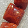 Grass Corals Beads Natural, Square, 15mm, Hole:Approx 1mm, Sold by KG