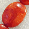 Grass Corals Beads Natural, Flat Oval, 15x20mm, Hole:Approx 1mm, Sold by KG