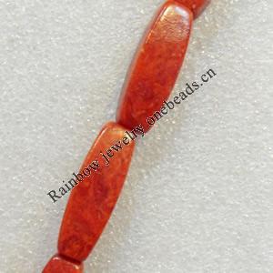 Grass Corals Beads Natural, 10x30mm, Hole:Approx 1mm, Sold by KG