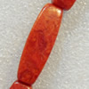 Grass Corals Beads Natural, 10x30mm, Hole:Approx 1mm, Sold by KG