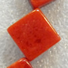 Grass Corals Beads Natural, Diamond, 18mm, Hole:Approx 1mm, Sold by KG