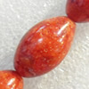 Grass Corals Beads Natural, Oval, 13x20mm, Hole:Approx 1mm, Sold by KG