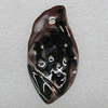 Ceramics Pendants, 62x31mm Hole:3.5mm, Sold by PC