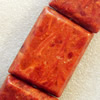 Grass Corals Beads Natural, Rectangle, 30x40mm, Hole:Approx 1mm, Sold by KG