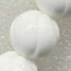 Tridaonidae Shell Beads, Round, 14mm, Hole:Approx 1mm, Sold per 15.7-inch Strand