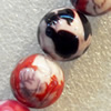 Shell Beads, Round, 12mm, Hole:Approx 1mm, Sold per 15.7-inch Strand