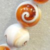 Shell Beads, Round, 16mm, Hole:Approx 1mm, Sold by KG