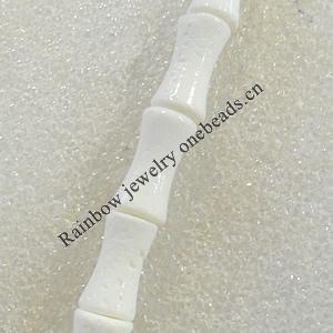 Corals Beads, Bone, 8x16mm, Hole:Approx 1mm, Sold by KG