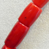 Corals Beads, Tube, Approx:14x20mm, Hole:Approx 1mm, Sold by KG