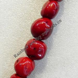 Corals Beads, Nugget, Approx:18-20mm, Hole:Approx 1mm, Sold by KG