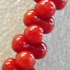 Corals Beads, 5x10mm, Hole:Approx 1mm, Sold by KG