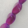 Natural Stone Beads, Twist Faceted Oval 20x12mm Hole:1mm, Sold per 16-inch Strand