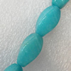 Natural Stone Beads, Twist Faceted Oval 18x9mm Hole:1mm, Sold per 16-inch Strand
