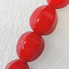 Natural Stone Beads, 14x12mm Hole:1mm, Sold per 16-inch Strand