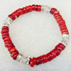 Corals Bracelet, width:8mm, Length Approx:7.1-inch, Sold by Strand