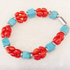 Corals Bracelet, width:10mm, Length Approx:7.1-inch, Sold by Strand