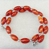 Corals Bracelet, width:8mm, Length Approx:7.1-inch, Sold by Strand