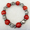 Corals Bracelet, width:12mm, Length Approx:7.1-inch, Sold by Strand