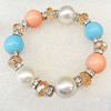 Shell Bracelet, width:14mm, Length Approx:7.1-inch, Sold by Strand