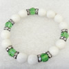 Shell Bracelet, width:10mm, Length Approx:7.1-inch, Sold by Strand
