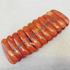 Corals Bracelet, width:33mm, Length Approx:7.1-inch, Sold by Strand