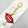Zinc Alloy keyring Jewelry Chains, width:52mm, Length Approx:12cm, Sold by Dozen