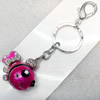 Zinc Alloy keyring Jewelry Chains, width:47mm, Length Approx:13cm, Sold by Dozen