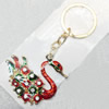 Zinc Alloy keyring Jewelry Chains, width:50mm, Length Approx:10cm, Sold by Dozen