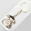 Zinc Alloy keyring Jewelry Chains, width:30mm, Length Approx:10cm, Sold by Dozen