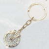 Zinc Alloy keyring Jewelry Chains, width:26mm, Length Approx:9cm, Sold by Dozen