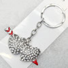 Zinc Alloy keyring Jewelry Chains, width:60mm, Length Approx:9cm, Sold by Dozen