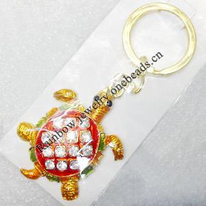 Zinc Alloy keyring Jewelry Chains, width:40mm, Length Approx:10cm, Sold by Dozen