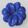 Handmade Lampwork Flower, 25mm Hole:1mm, Sold by PC