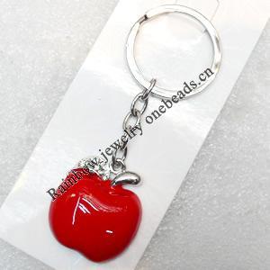 Zinc Alloy keyring Jewelry Chains, width:30mm, Length Approx:9cm, Sold by Dozen