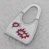 Zinc Alloy Enamel Pendants, Bag 28x18mm, Sold by PC