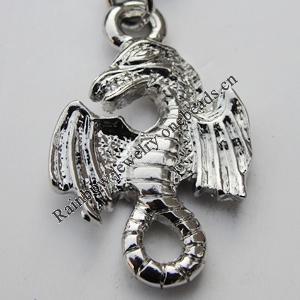 Zinc Alloy Charm/Pendants, Nickel-free & Lead-free, A Grade Animal 21x14mm Hole:2mm, Sold by PC