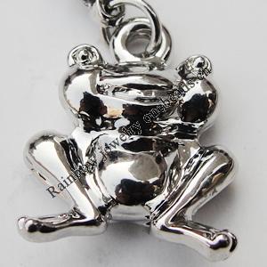 Zinc Alloy Charm/Pendants, Nickel-free & Lead-free, A Grade Animal 15x14mm Hole:2mm, Sold by PC