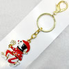 Zinc Alloy keyring Jewelry Chains, width:35mm, Length Approx:16cm, Sold by Dozen