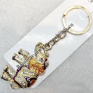 Zinc Alloy keyring Jewelry Chains, width:38mm, Length Approx:11.5cm, Sold by Dozen