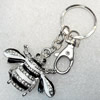 Zinc Alloy keyring Jewelry Chains, width:54mm, Length Approx:13.5cm, Sold by Dozen