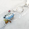 Zinc Alloy keyring Jewelry Chains, width:40mm, Length Approx:15cm, Sold by Dozen