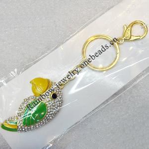 Zinc Alloy keyring Jewelry Chains, width:36mm, Length Approx:15cm, Sold by Dozen