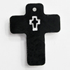 Resin Cabochons, Cross 24x20mm, Sold by Bag