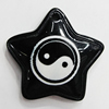 Resin Pendants, Star 24mm Hole:2mm, Sold by Bag